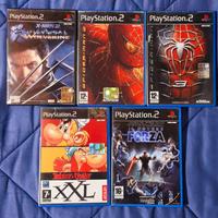 Giochi PS2 SpiderMan 2,3-Wolverine-Obelix-Star War