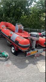 Gommone marshall m60 con motore e carrello