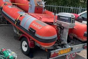 Gommone marshall m60 con motore e carrello