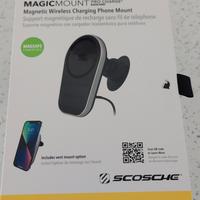 Supporto magnetico e ricarica wireless smartphone 