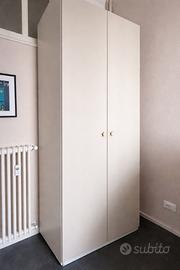 Armadio Ikea a 2 ante - bianco e tortora