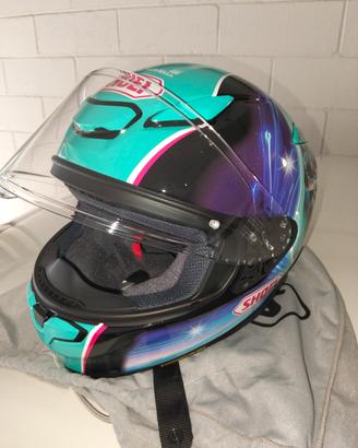 casco nuovo Shoei nxr2 Hatsune Miku tg L