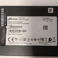 Hard disk SSD da  256GB 2.5" Micron 1100 6Gb/s