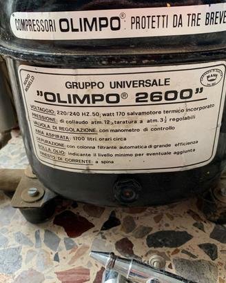 Compressore olimpo 2600 aerografo