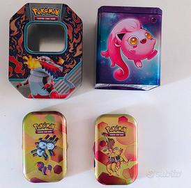 Lotto Pokemon Tin & Mini Tin