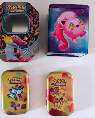 Lotto Pokemon Tin & Mini Tin