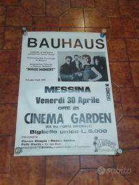 Bauhaus, poster originale Messina 1982, 87 x 65 cm