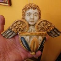 Angelo acquiasantiera più Angelo dormiente