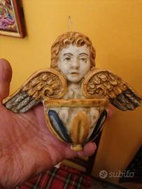 Angelo acquiasantiera più Angelo dormiente