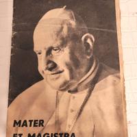 Mater et Magistra del 1961 di Papa Giovanni XXIII