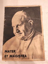 Mater et Magistra del 1961 di Papa Giovanni XXIII