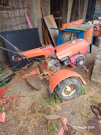Motozappa Honda 720 con lame Miracle e solcatore