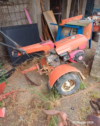 Motozappa Honda 720 con lame Miracle e solcatore