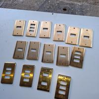 placchette ottone ticino magic