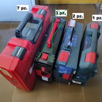 valigie portautensili hilti - bosch