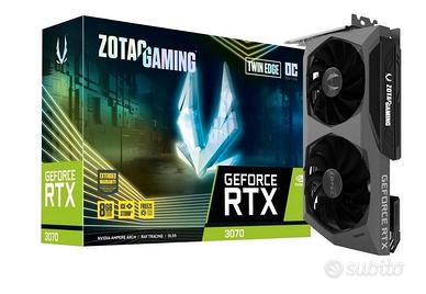 rtx 3070 8gb gddr6 4k hdr zotac
