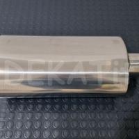 SILENZIATORE AUTO CENTRALE OVALE Ø 70 MM LUNGH 510
