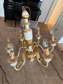 Lampadario a  6 luci artigianale fiorentino