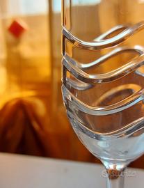 Bicchieri RCR cristallo italiano - vintage Anni 80