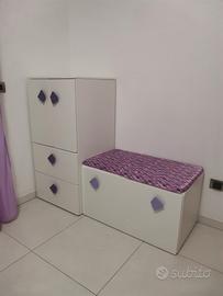 Armadio e cassapanca giochi IKEA Smastad/Platsa