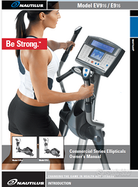 ELLITTICA PROFESSIONALE NAUTILUS E916