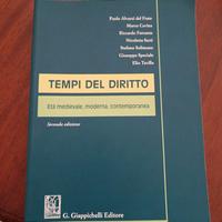 Tempi del diritto. Giappichelli editore