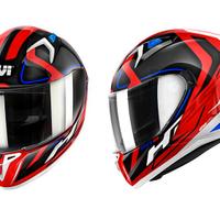 CASCO INTEGRALE MOTO GIVI 50.8 RACER ROSSO BLU