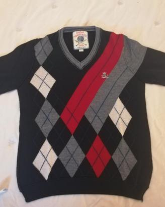 Maglione Diesel a rombi collo a V taglia M