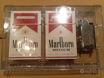 scatola da collezione Marlboro con accendino 