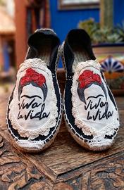 Espadrillas Frida Kahlo handmade