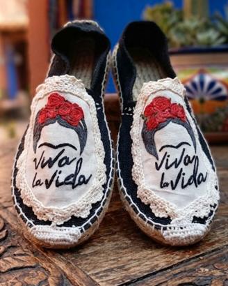 Espadrillas Frida Kahlo handmade