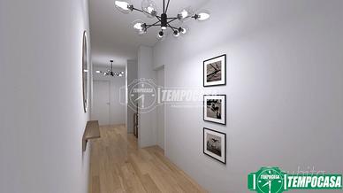 LUMINOSO QUADRILOCALE TRIPLA ESPOSIONE CON BOX AUT