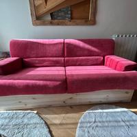 Divano letto velluto