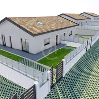 Ville angolari in costruzione con spazio esterno