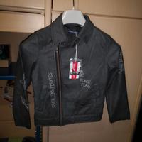 giacca in pelle bambino