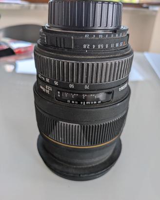 Obiettivo Sigma 24-70 f.2.8 full frame