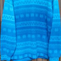 maglia in pile nordica vintage 