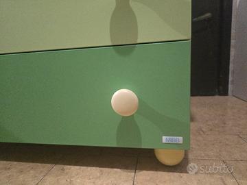 Set fasciatoio, lettino e materasso Mibb