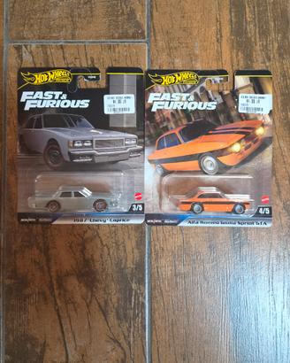 Fast and furious hotwheels 1 64