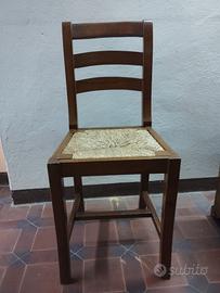 4 sedie in legno Olmo