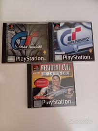 Resident evil director's cut+Gt1+Gt2 ps1