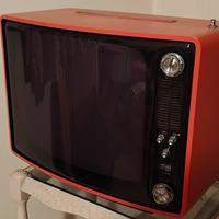 Televisore Vintage Emerson-Meteor Rosso Anni ’70