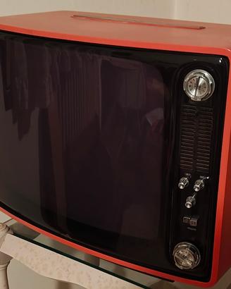 Televisore Vintage Emerson-Meteor Rosso Anni ’70