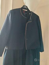 Vestito blu con giachino
