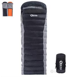 QEZER Sacco a pelo in piuma ultraleggero