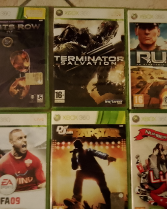 GRANDI giochi per XBOX 360 ORIGINALI RARI