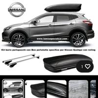 Box portabagagli Medium nero Nissan Qashqai 480L