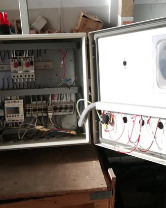 Quadro elettrico,quadro prese,pignoni e varie
