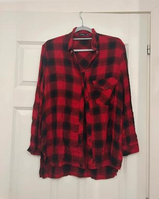 Camicia a quadri Bershka