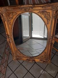 Specchio in legno pregiato